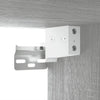Grauer Wandschrank Domnaru 35x34x90cm (Holz)