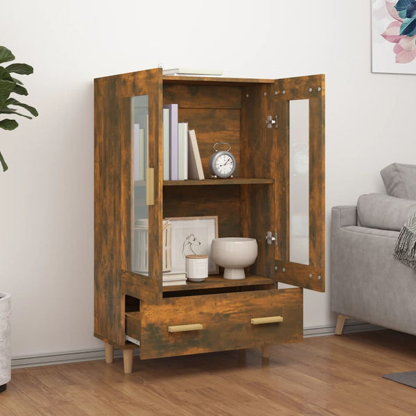 Räuchereichenschrank Fethi 70x31x115cm (Holz)