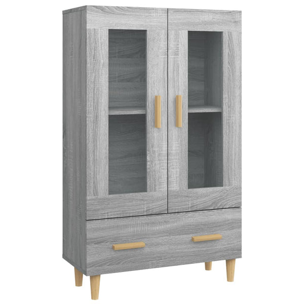 Harmaa kaappi Fethi 70x31x115cm (puinen)