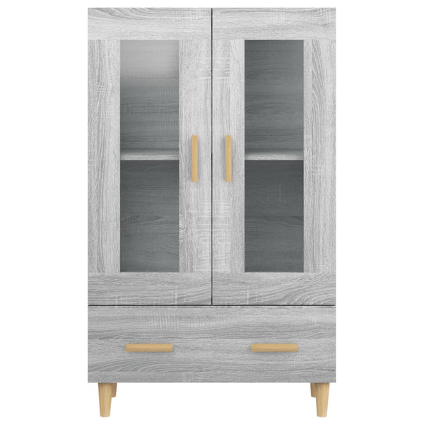 Harmaa kaappi Fethi 70x31x115cm (puinen)