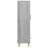 Harmaa kaappi Fethi 70x31x115cm (puinen)