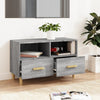 Grauer TV-Schrank Irinuca 80x36x50cm (Holz)