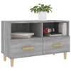 Grauer TV-Schrank Irinuca 80x36x50cm (Holz)