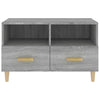 Grauer TV-Schrank Irinuca 80x36x50cm (Holz)