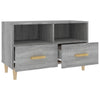 Grauer TV-Schrank Irinuca 80x36x50cm (Holz)