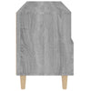Grauer TV-Schrank Irinuca 80x36x50cm (Holz)
