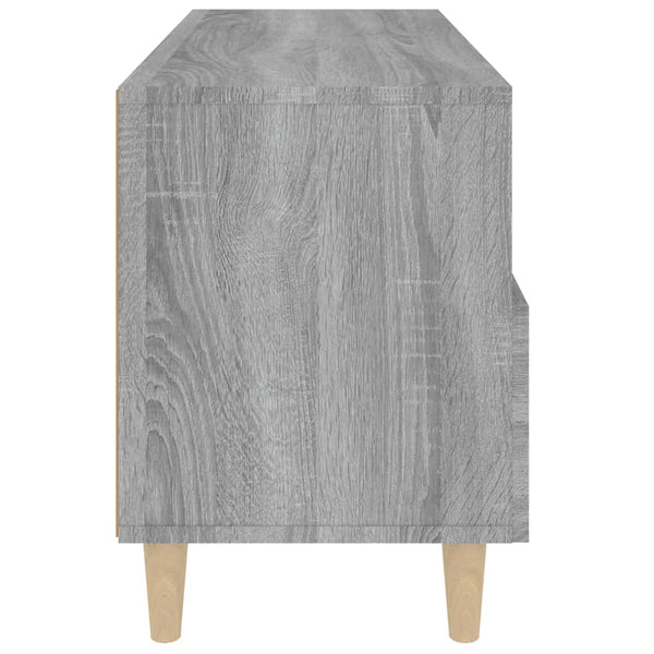 Grauer TV-Schrank Irinuca 80x36x50cm (Holz)