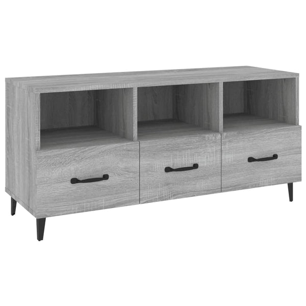 Graues TV-Möbel Temes 102x35x50cm (Holz)