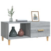 Grauer Couchtisch Szelyes 89,5x50x40cm (Holz)