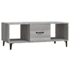 Grauer Couchtisch Konstantin 102x50x40cm (Holz)