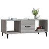 Grauer Couchtisch Konstantin 102x50x40cm (Holz)