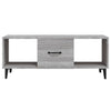 Grauer Couchtisch Konstantin 102x50x40cm (Holz)