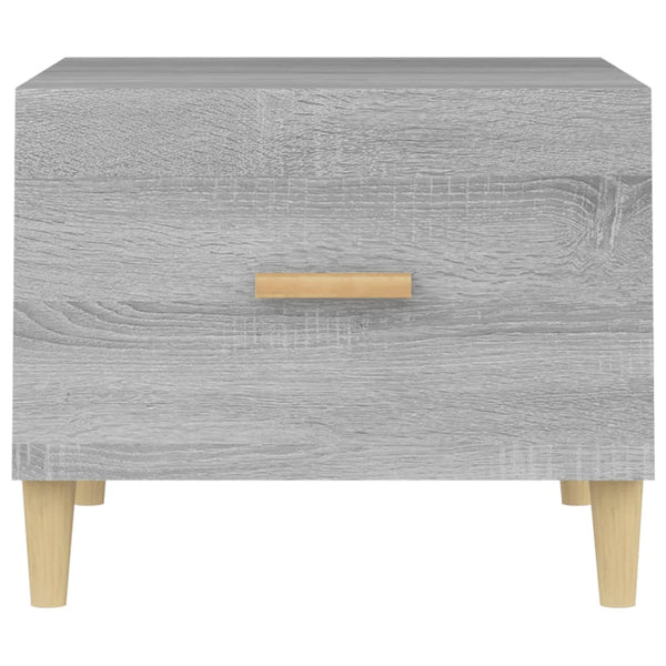 Graue Couchtische Cately 50x50x40cm (2er Set Sonoma Holz)