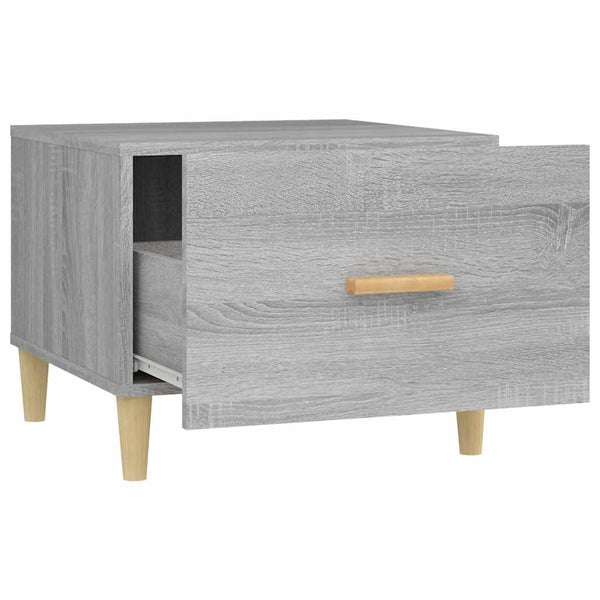 Graue Couchtische Cately 50x50x40cm (2er Set Sonoma Holz)