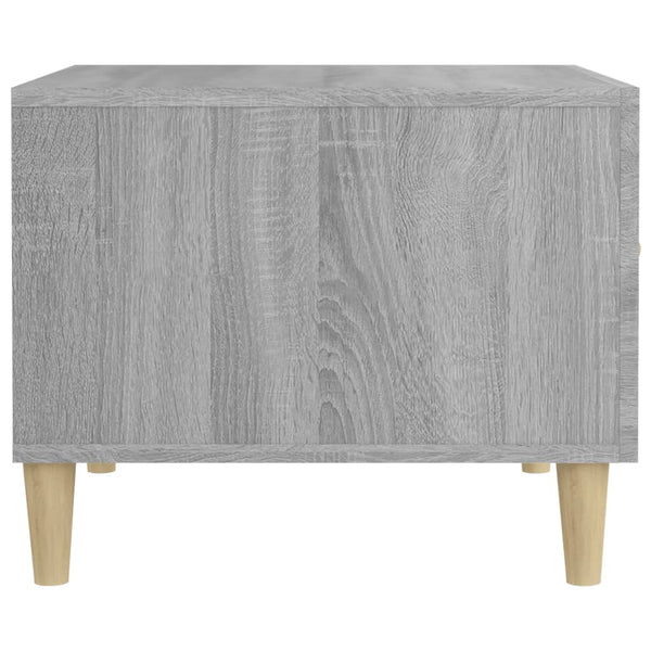 Graue Couchtische Cately 50x50x40cm (2er Set Sonoma Holz)
