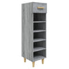 Grauer Schuhschrank Simie 30x35x105cm (Holz)