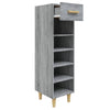 Grauer Schuhschrank Simie 30x35x105cm (Holz)