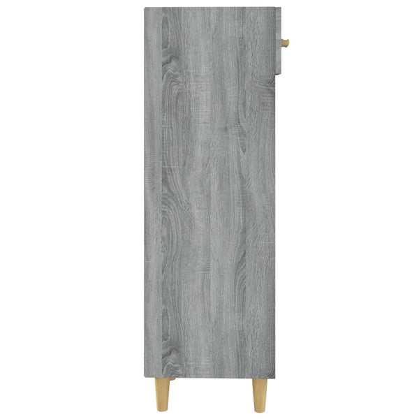 Grauer Schuhschrank Simie 30x35x105cm (Holz)