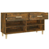 Schuhschrank Rauchereiche Milucu 102x35x55cm (Holz)