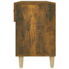 Schuhschrank Rauchereiche Milucu 102x35x55cm (Holz)