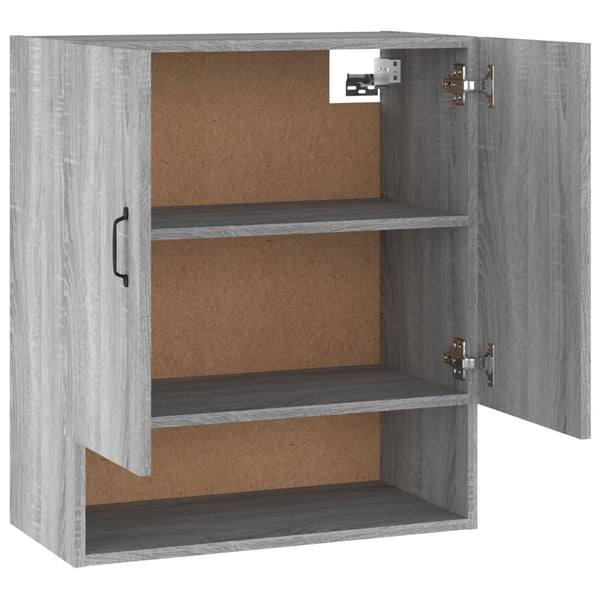 Grauer Wandschrank Adeliny 60x31x70cm (Holz)
