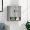 Grauer Wandschrank Adeliny 60x31x70cm (Holz)