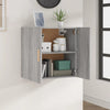 Grauer TV-Wandschrank Pisarov 60x30x60cm (Holz)