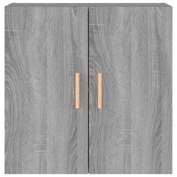 Grauer TV-Wandschrank Pisarov 60x30x60cm (Holz)