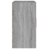 Grauer TV-Wandschrank Pisarov 60x30x60cm (Holz)