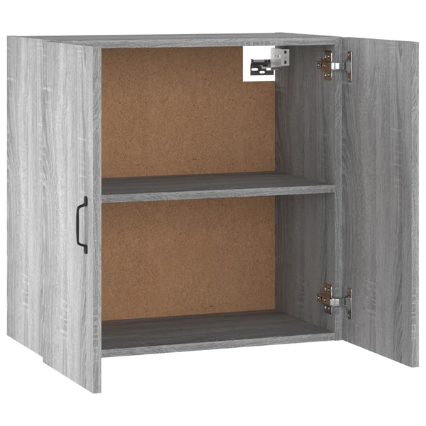 Grauer TV-Wandschrank Jabre 60x31x60cm (Holz)