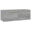 Grauer Wandschrank Marieana 100x36,5x35cm (Holz)
