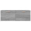 Grauer Wandschrank Marieana 100x36,5x35cm (Holz)