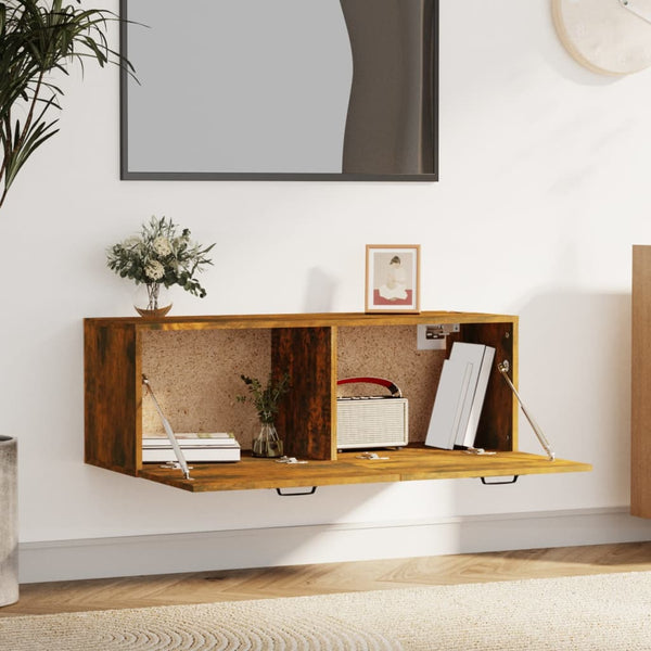 Wildeiche Wandschrank Ilanit 100x36,5x35cm (Holz)