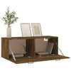Wildeiche Wandschrank Ilanit 100x36,5x35cm (Holz)