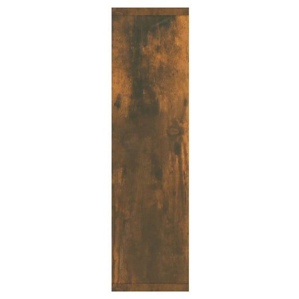 Spiegeleckschrank aus geräucherter Eiche mit LED-Beleuchtung Sergie 76x15x55cm