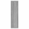 Grauer Spiegelschrank mit LED-Beleuchtung Sergie 76x15x55cm