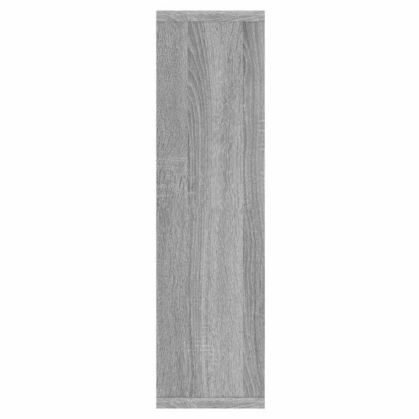 Grauer Spiegelschrank mit LED-Beleuchtung Sergie 76x15x55cm