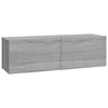 Graue TV-Wandschränke Concept 100x30x30cm (2 St., Sonoma, Holz)