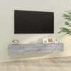 Graue TV-Wandschränke Concept 100x30x30cm (2 St., Sonoma, Holz)