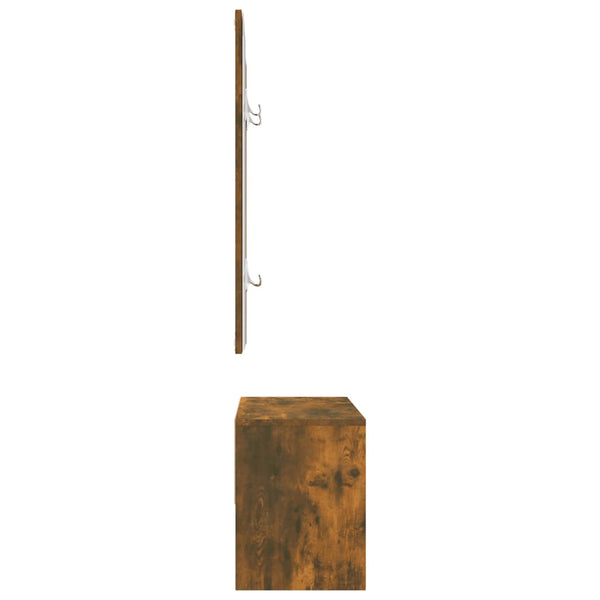 Dielenmöbel-Set Sofie (Räuchereiche Holz)