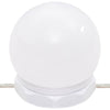 Schminktisch Grau mit LED-Beleuchtung Flintoaca 74,5x40x141cm (Sonoma)
