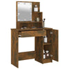 Savutammi Schminktisch mit LED-Beleuchtung Gioni 86,5x35x136cm