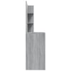 Grauer Schminktisch Nilda 74,5x40x141cm (Sonoma)