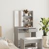 Grauer Schminktisch Nilda 74,5x40x141cm (Sonoma)