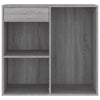 Scarlet grauer Kosmetikschrank 80x40x75cm (Holz)