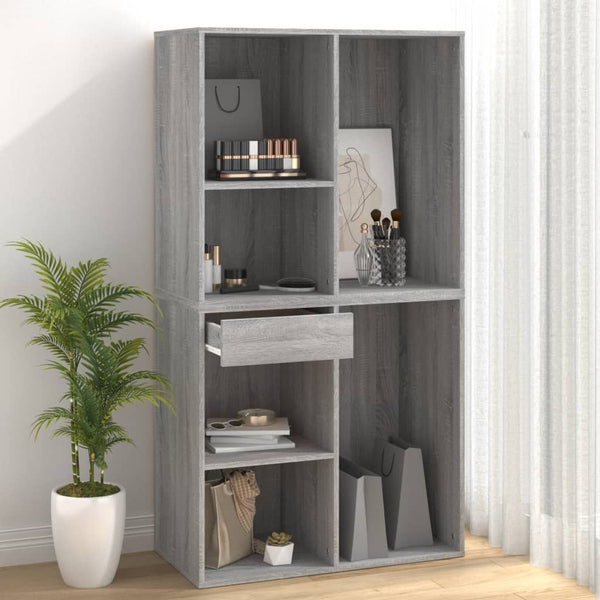 Scarlet grauer Kosmetikschrank 80x40x75cm (Holz)