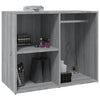 Grauer Kosmetikschrank Frodita 80x40x65cm (Holz)