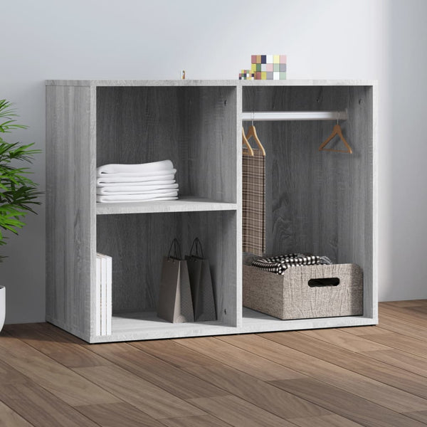 Grauer Kosmetikschrank Frodita 80x40x65cm (Holz)