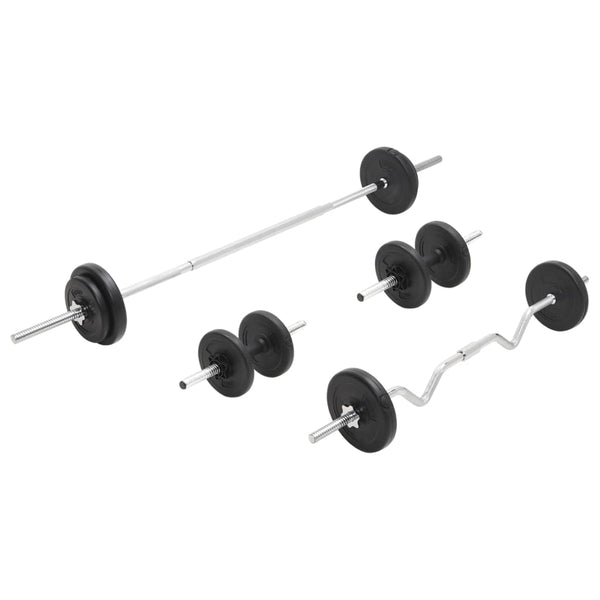 30 kg Gewichtsset für Hanteln und Platten