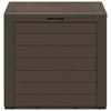 Braune Gartenaufbewahrungstruhe Elvera 58,5x46x55cm (Polypropylen)